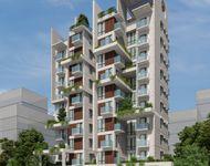 1830 sft 3 bedroom with swimming pool, On going flat for sale,Basundara