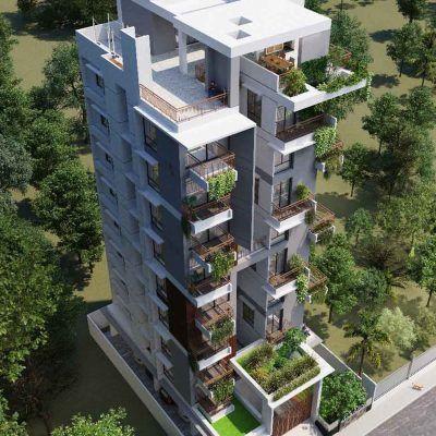 jbs aurora aerial view বসুন্ধরা আবাসিক এলাকা