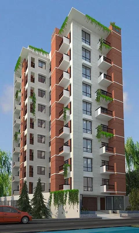 tm lake view exterior view বসুন্ধরা আবাসিক এলাকা