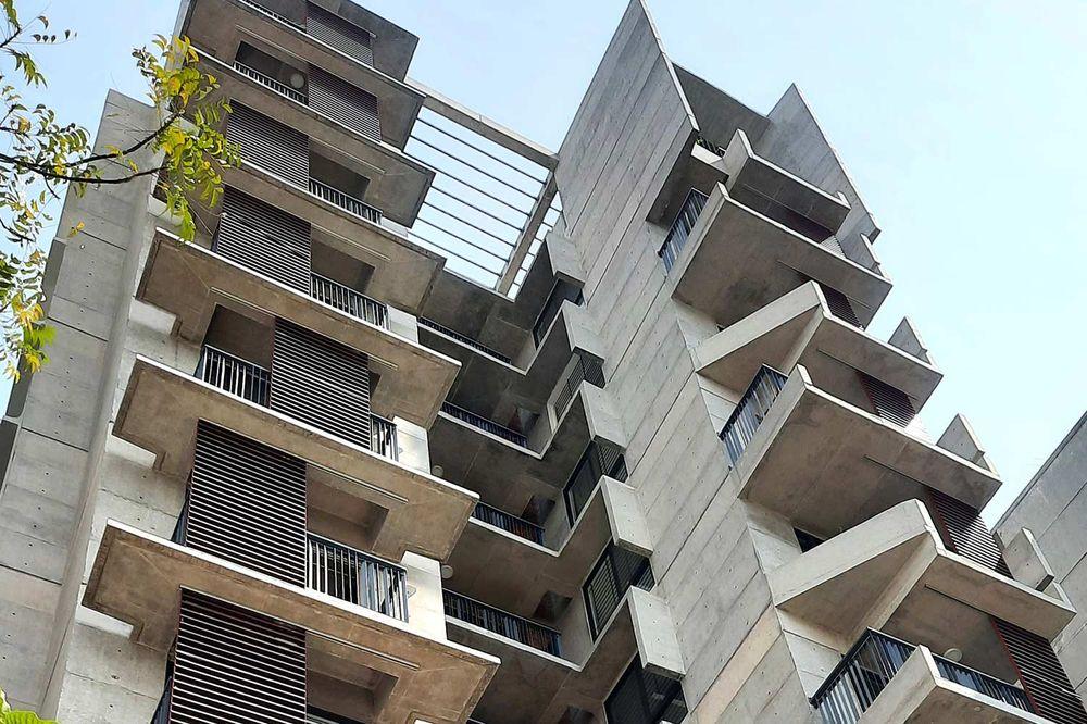 anwar landmark majestic apartment's exterior view শ্যামলী