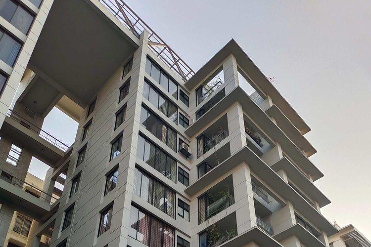 anwar landmark farida retreat apartment's upward left side view বসুন্ধরা আবাসিক এলাকা