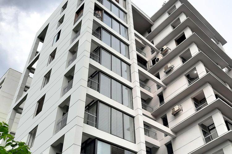 anwar landmark farida retreat apartment's upward view বসুন্ধরা আবাসিক এলাকা