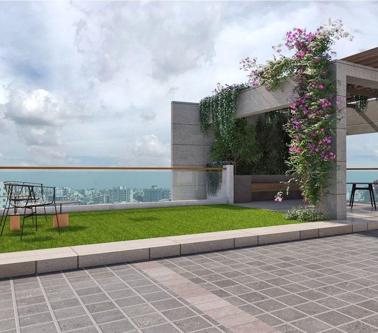 anwar landmark radyna roof top 1 বসুন্ধরা আবাসিক এলাকা