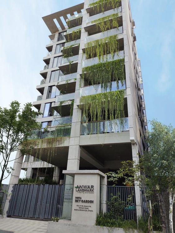 বসুন্ধরা আবাসিক এলাকা লোকেশনে Anwar Landmark Sofia Sky Garden প্রজেক্ট