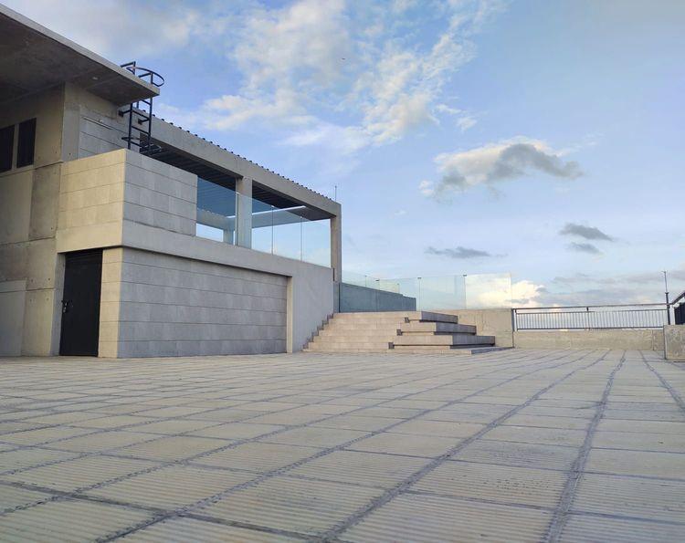 anwar landmark sofia sky garden apartment's roof view বসুন্ধরা আবাসিক এলাকা