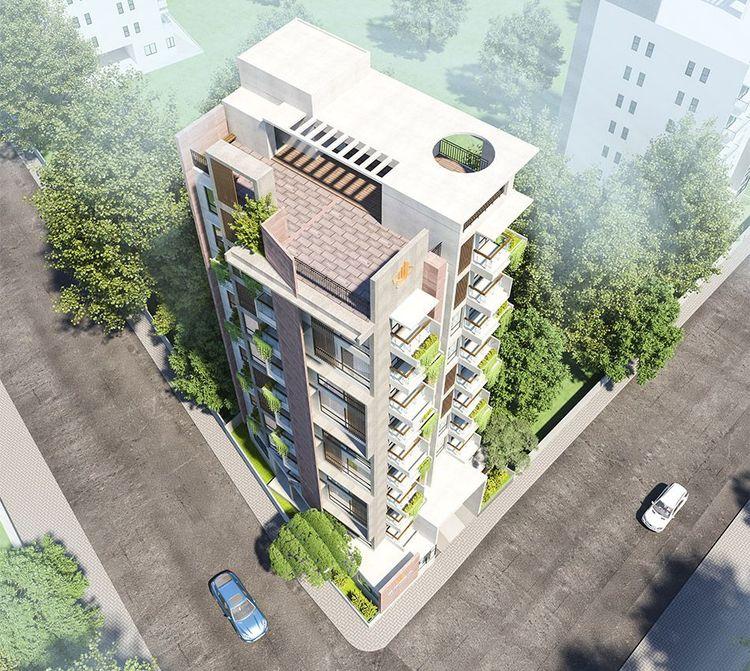 jbs himawari birds eye view বসুন্ধরা আবাসিক এলাকা