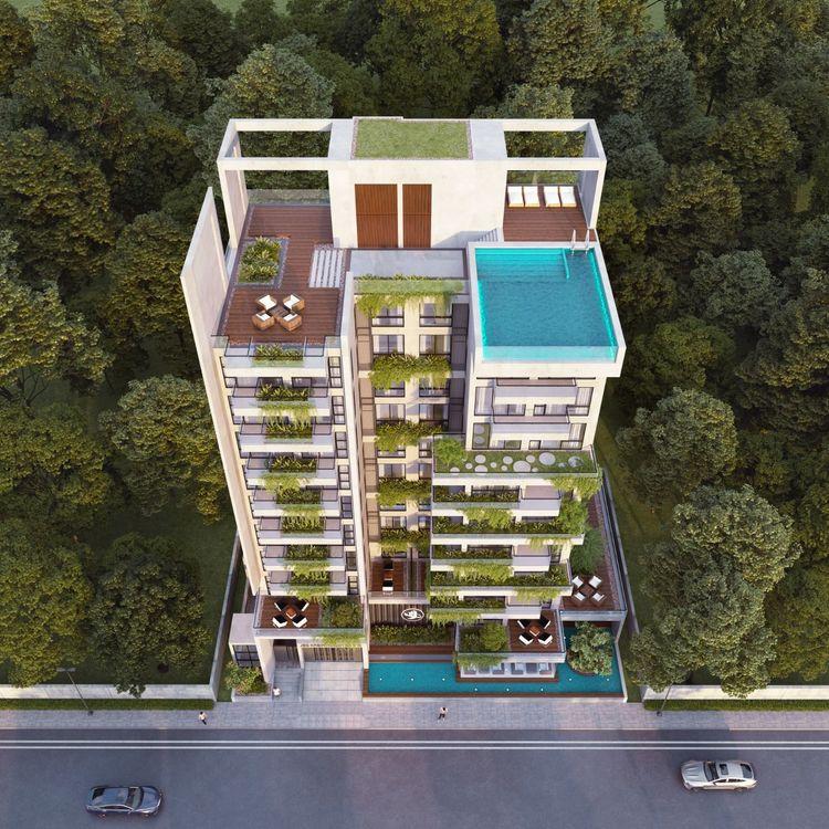 jbs kabir heights rooftop Basundhara R/A