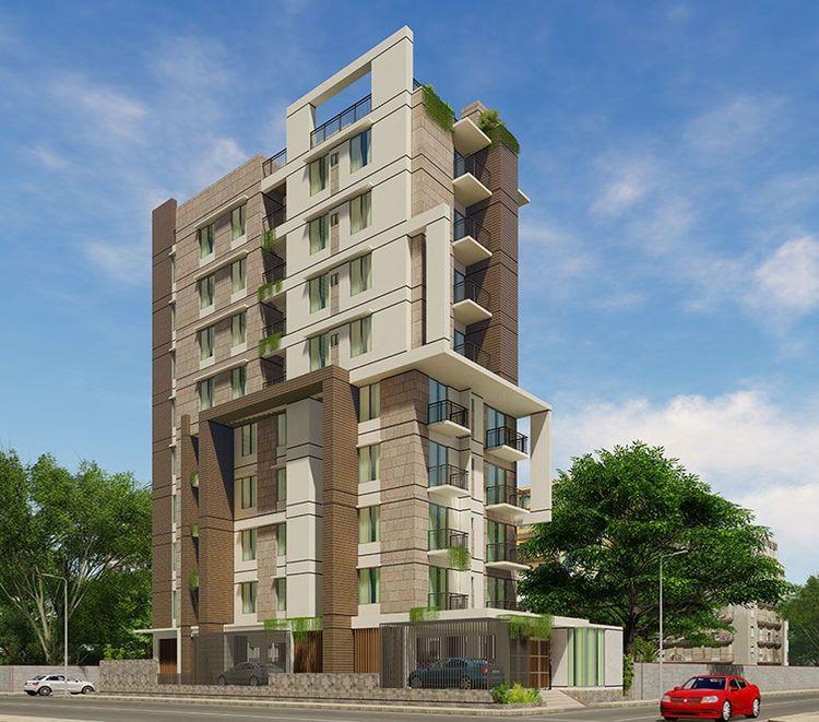 বসুন্ধরা আবাসিক এলাকা লোকেশনে JBS Rose & Angel প্রজেক্ট