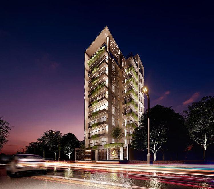 বসুন্ধরা আবাসিক এলাকা লোকেশনে JBS Shahnaj Villa প্রজেক্ট