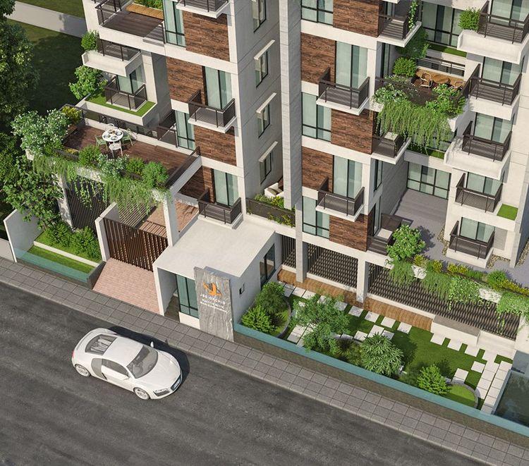 japasty gloria front view Basundhara R/A