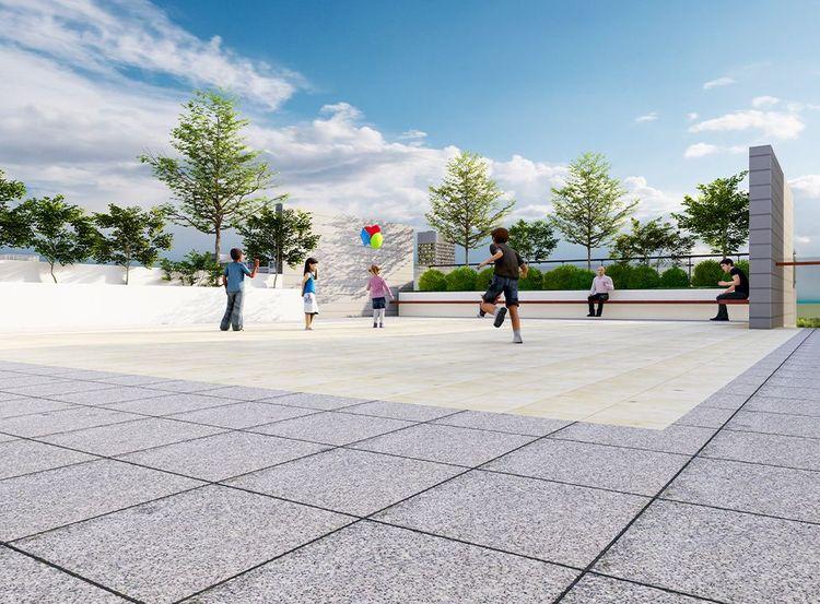 jbs asharkhandi apartment's roof top বসুন্ধরা আবাসিক এলাকা