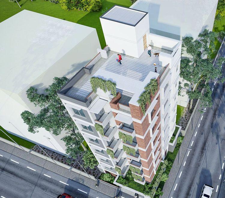 jbs palacio birds eye view বসুন্ধরা আবাসিক এলাকা