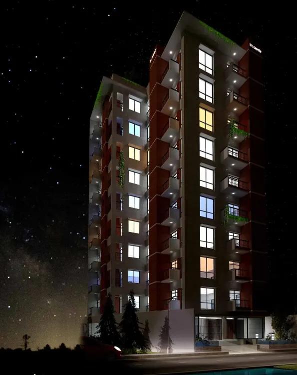tm lake view exterior night view বসুন্ধরা আবাসিক এলাকা